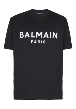 Balmain logo-print T-shirt - Black