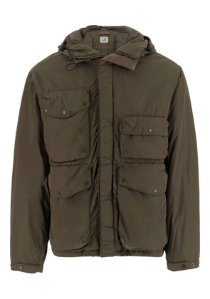 C.P. Company goggle hooded jacket - Green