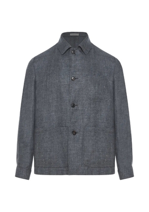 Corneliani button pocket shirt jacket - Grey
