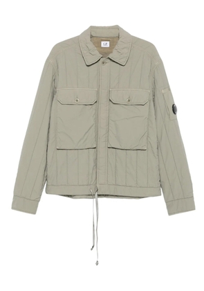 C.P. Company quilted flap-pocket jacket - Grey