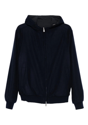 Fedeli hooded zip jacket - Blue