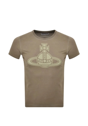 Vivienne Westwood orb-graphic T-shirt - Brown