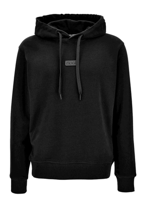 Versace Jeans Couture drawstring-hood sweatshirt - Black