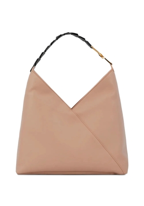 Lancel braided handle shoulder bag - Neutrals