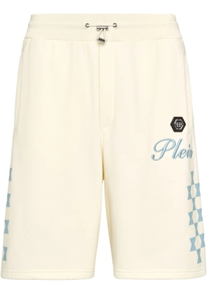 Philipp Plein Checkmate shorts - White