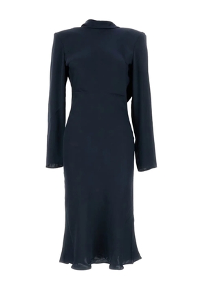 ROTATE BIRGER CHRISTENSEN long-sleeve midi dress - Blue