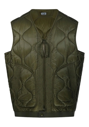 C.P. Company zip-up quilted vest - Green