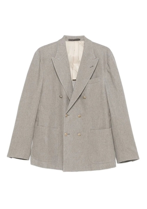 Eleventy double-breasted blazer - Grey