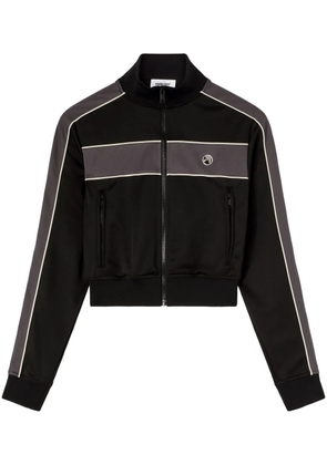 AMBUSH zip-up striped sweatshirt - Black