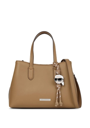 Karl Lagerfeld small K/Ikon tote bag - Brown