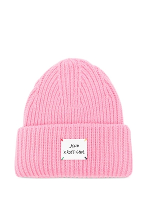 Rossignol x JCC Stellar logo-patch beanie - Pink