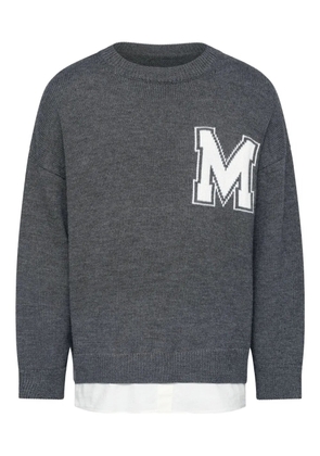 MM6 Maison Margiela crew-neck sweatshirt - Grey