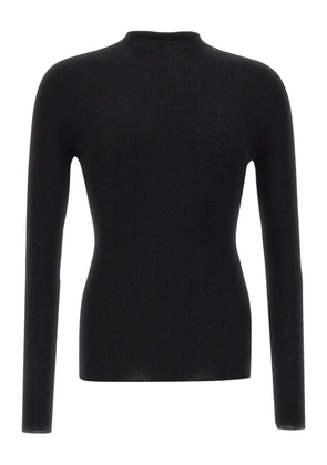 HELIOT EMIL Isotropy ribbed sweater - Black