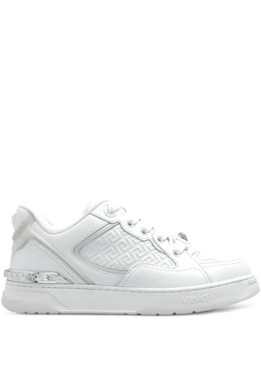 Versace leather sneakers - White