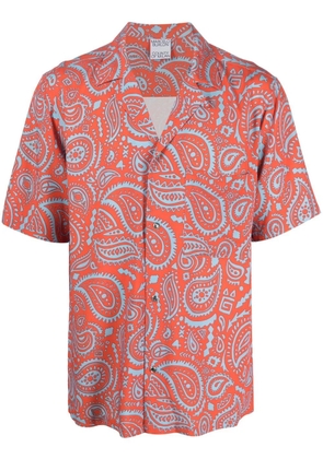COUNTY OF MILAN paisley-print shirt - Red