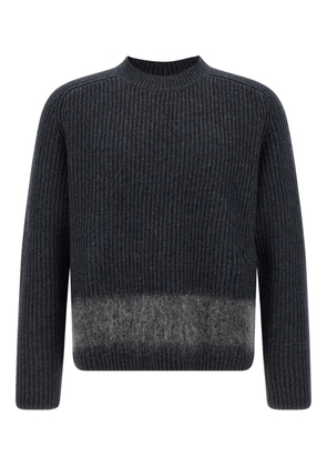 DSQUARED2 ribbed wool-insert sweater - Grey