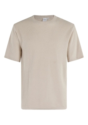 ASPESI knitted cotton T-shirt - Neutrals