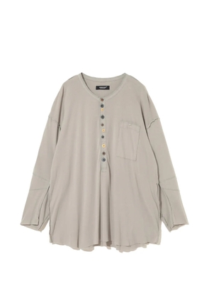 Undercover buttoned-patch sweater - Neutrals