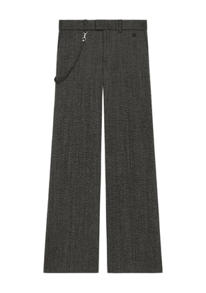Courrèges strap-detail trousers - Black