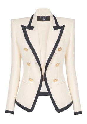 Balmain two-tone fitted jacket - Neutrals