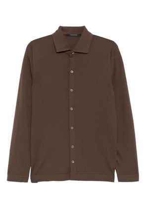 Tagliatore buttoned shirt - Brown