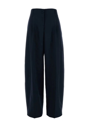Alexander McQueen pleated wool trousers - Blue
