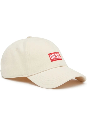 Diesel Corry-Jacq-Wash logo-appliqué baseball cap - Neutrals