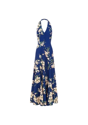 Leo Lin Juliette floral midi dress - Blue