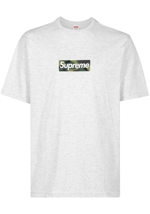 Supreme box logo cotton T-shirt - Grey