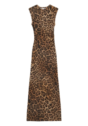 Stella McCartney leopard-print dress - Neutrals
