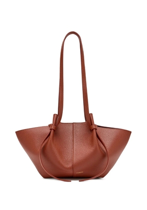 Yuzefi knotted-handle tote bag - Brown