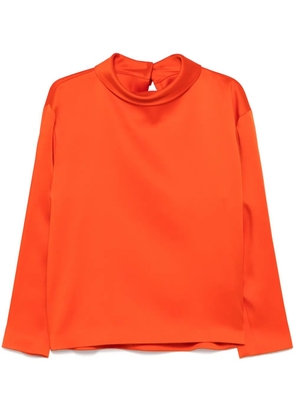 Carven satin blouse - Orange