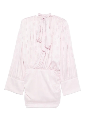 ROTATE BIRGER CHRISTENSEN floral-jacquard mini dress - Pink