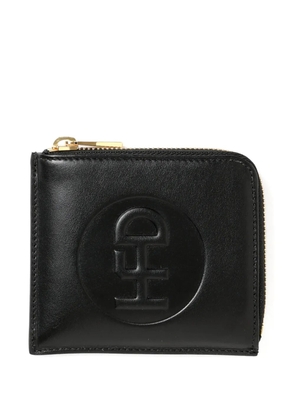 Honey Fucking Dijon logo-debossed zip-fastening wallet - Black