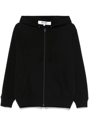 Comme Des Garçons Play signature heart-patch hoodie - Black