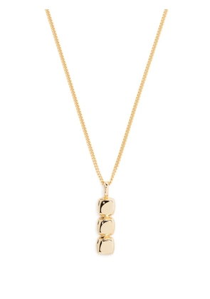 Tom Wood mini cushion pendant necklace - Gold