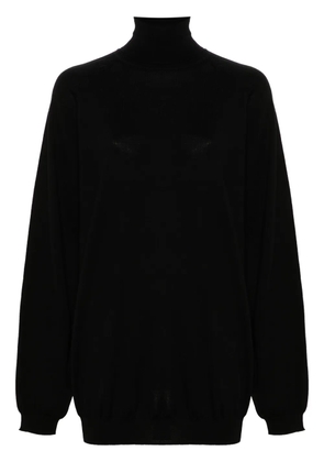 Moschino logo-charm sweater - Black