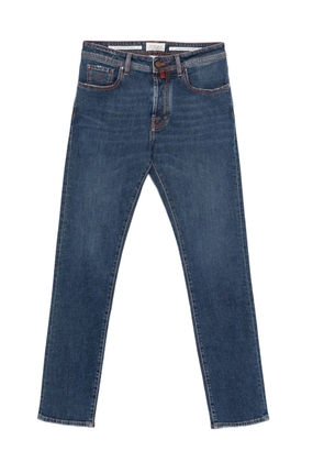 Jacob Cohën logo-motif jeans - Blue