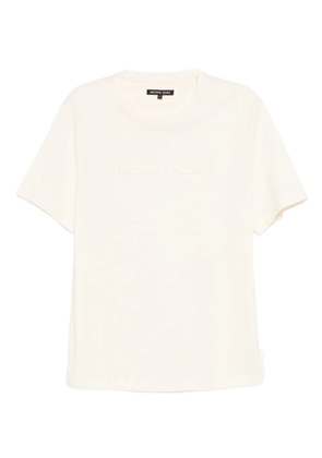 Michael Kors logo-embossed T-shirt - Neutrals
