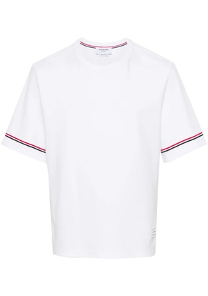 Thom Browne RWB-stripe T-shirt - White