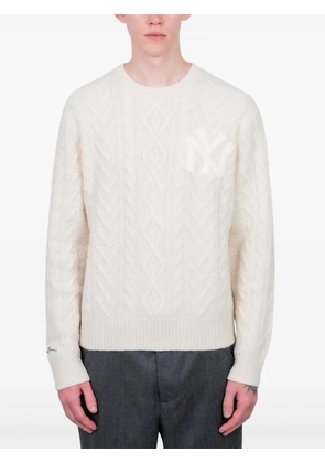 Polo Ralph Lauren yankees cable-knit jumper - Neutrals