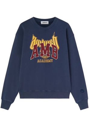AMBUSH logo-appliqué sweatshirt - Blue