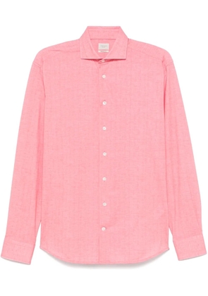 Traiano Milano cutaway-collar shirt - Pink