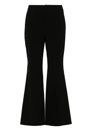 Balmain flared crepe trousers - Black