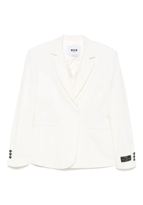 MSGM double-breasted blazer - Neutrals