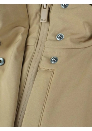 Max Mara logo-paatch coat - Neutrals