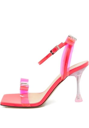 MACH & MACH pre-owned 85mm bow-detail sandals - Pink