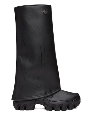 Rombaut logo-plaque boots - Black
