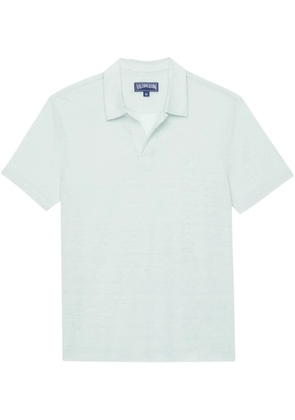 Vilebrequin linen polo shirt - Blue