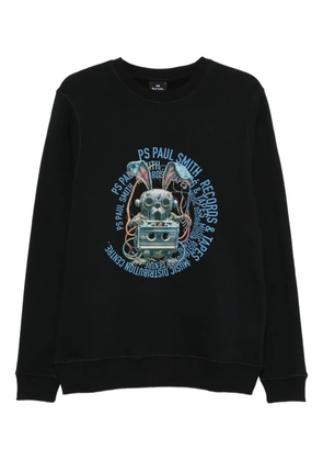 PS Paul Smith rabbit-print crew-neck sweatshirt - Black